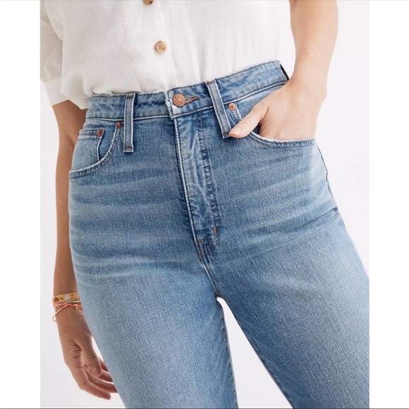 - Madewell Classic Straight Jeans size 36 New high rise plus size - Picture 12 of 13